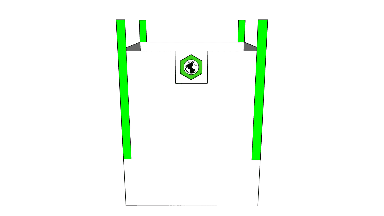 Big Bag 90x90x90cm, SWL 1500kg, SF:5:1