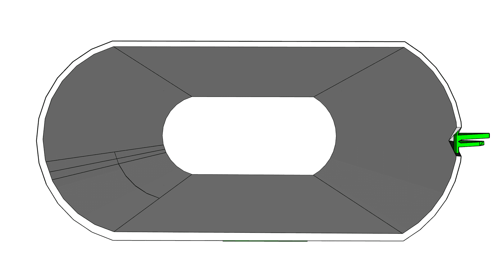 Mineralwolle Flachsack 140x220cm